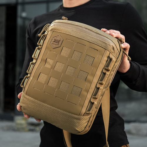 M-Tac - Torba na ramię Laser Cut Hex - Cordura - Coyote - 10241005