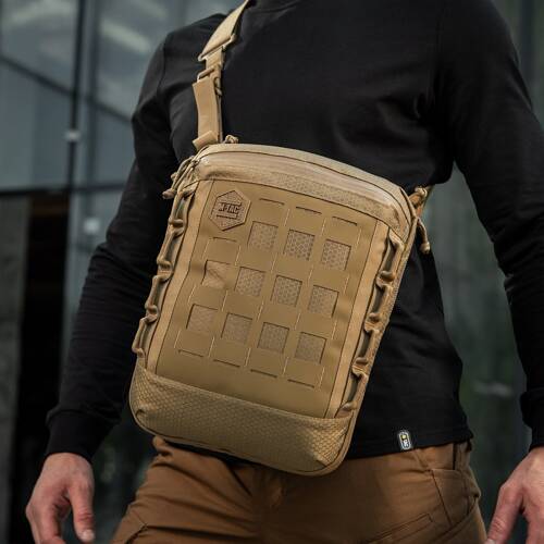 M-Tac - Torba na ramię Laser Cut Hex - Cordura - Coyote - 10241005