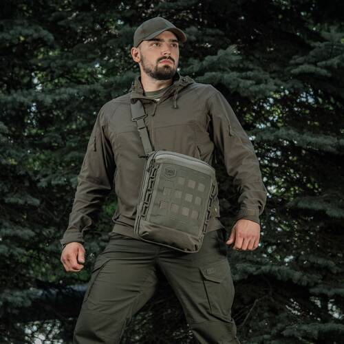 M-Tac - Torba na ramię Laser Cut Hex - Cordura - Ranger Green - 10241023