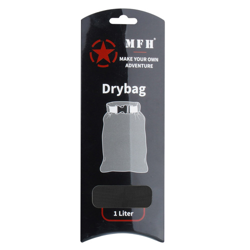 MFH - Worek wodoodporny Drybag - 1 L - Czarny - 30510A