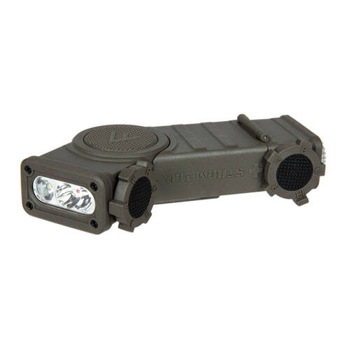 Mactronic - Latarka taktyczna na hełm Storm 1LP - LED RGB - IR - Olive Drab - THL0051