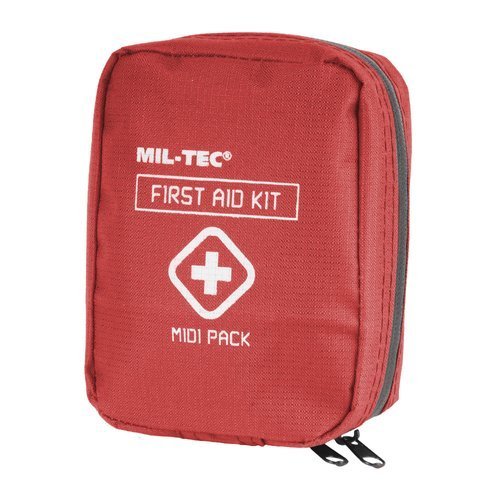 Mil-Tec - Apteczka First Aid Pack Midi - Czerwony - 16025910