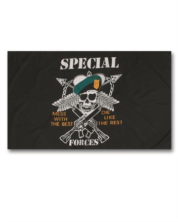 Mil-Tec - Flaga Special Forces - 90 x 150 cm - 16789000