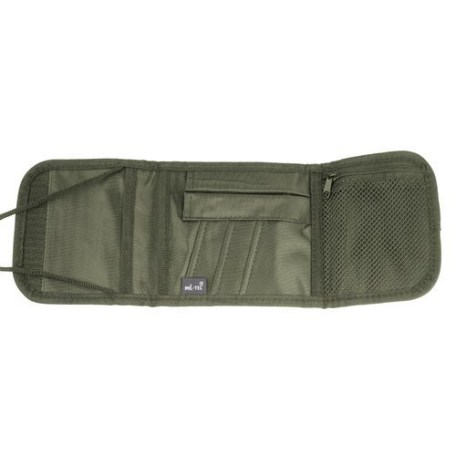 Mil-Tec - Portfel / paszportówka Neck Wallet - Zielony OD - 15820001