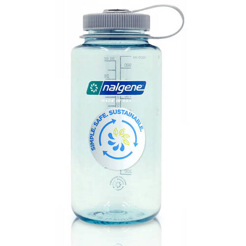 Nalgene - Butelka na wodę 32 oz Wide Mouth Sustain - Otwór 63 mm - 1,1L - Seafoam - 2020-1632