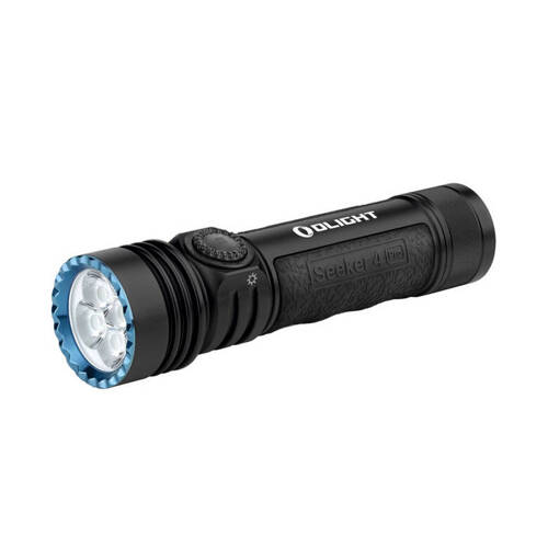 Olight - Latarka taktyczna Seeker 4 Pro Cool White - 4600 lumenów - 5000 mAh - Seeker 4 Pro CW (Matte Black)