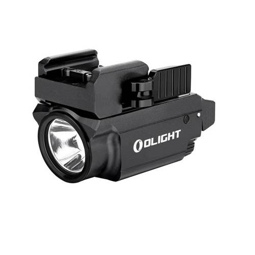 Olight - Latarka taktyczna na broń z celownikiem laserowym BALDR Mini - 600 lumenów - Czarna