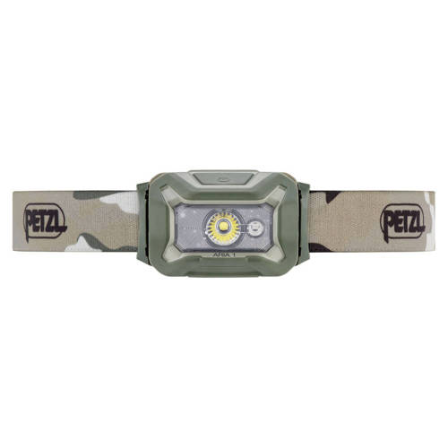 Petzl - Latarka czołowa LED Aria 1 - 350 lm - RGB - Zielona / Kamuflaż - E069BA01