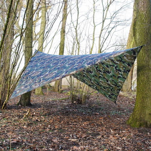 TF-2215 - Tarp wojskowy 3x3 m - Woodland - 319562