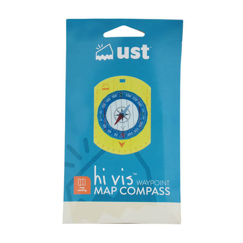 UST - Kompas mapowy Hi Vis Waypoint Map Compass - Niebieski - 1146768