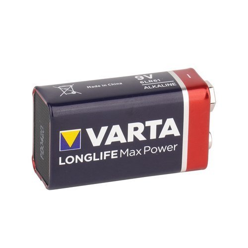 VARTA - Bateria Alkaliczna Longlife Max Power - 9V / 6LR61