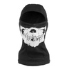 101 Inc. - Kominiarka jednootworowa bawełniana Balaclava Skull - Czarna - 214278