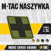 M-Tac - Naszywka 3D PVC Medic Cross Square - Czarny/Oliwkowy - 51124102