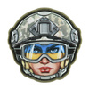 M-Tac - Naszywka Emoji №45 Kobieta UA - PVC 3D - Camo - 51353545