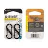 Nite Ize - S-Biner #1 - Czarny - 2 Pack - SB1-2PK-01